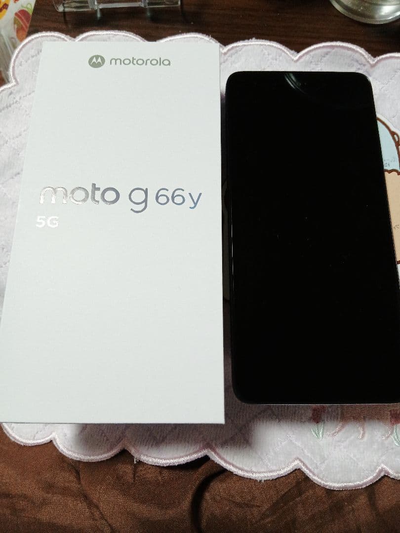 モトローラ g66y ワイモバイル版 SIMフリー データ移行のみ 新品同様