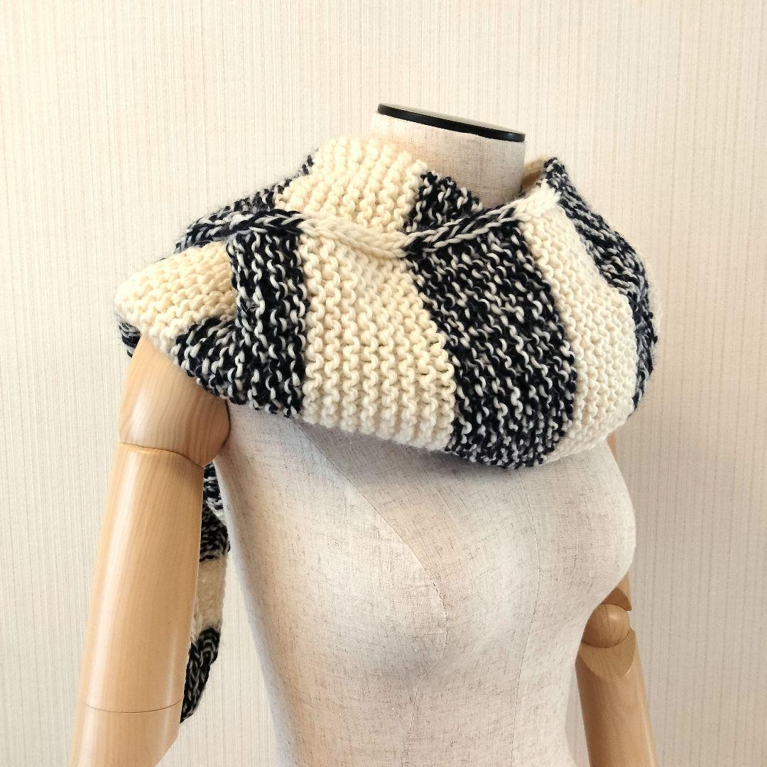 オーダー承り品　ハンドメイド　handmade　フードマフラー　リッチカジュアル