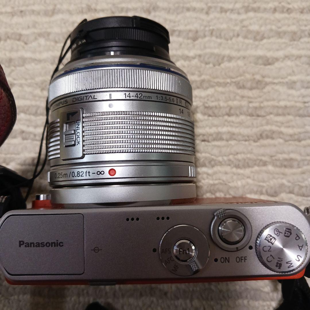 Panasonic DMC-GM1 オレンジ +OLYMPUS レンズセット