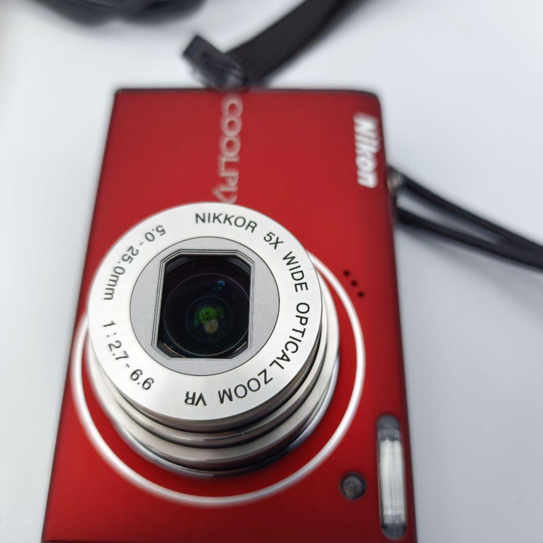 動作良好　Nikon Coolpix S640 レッド