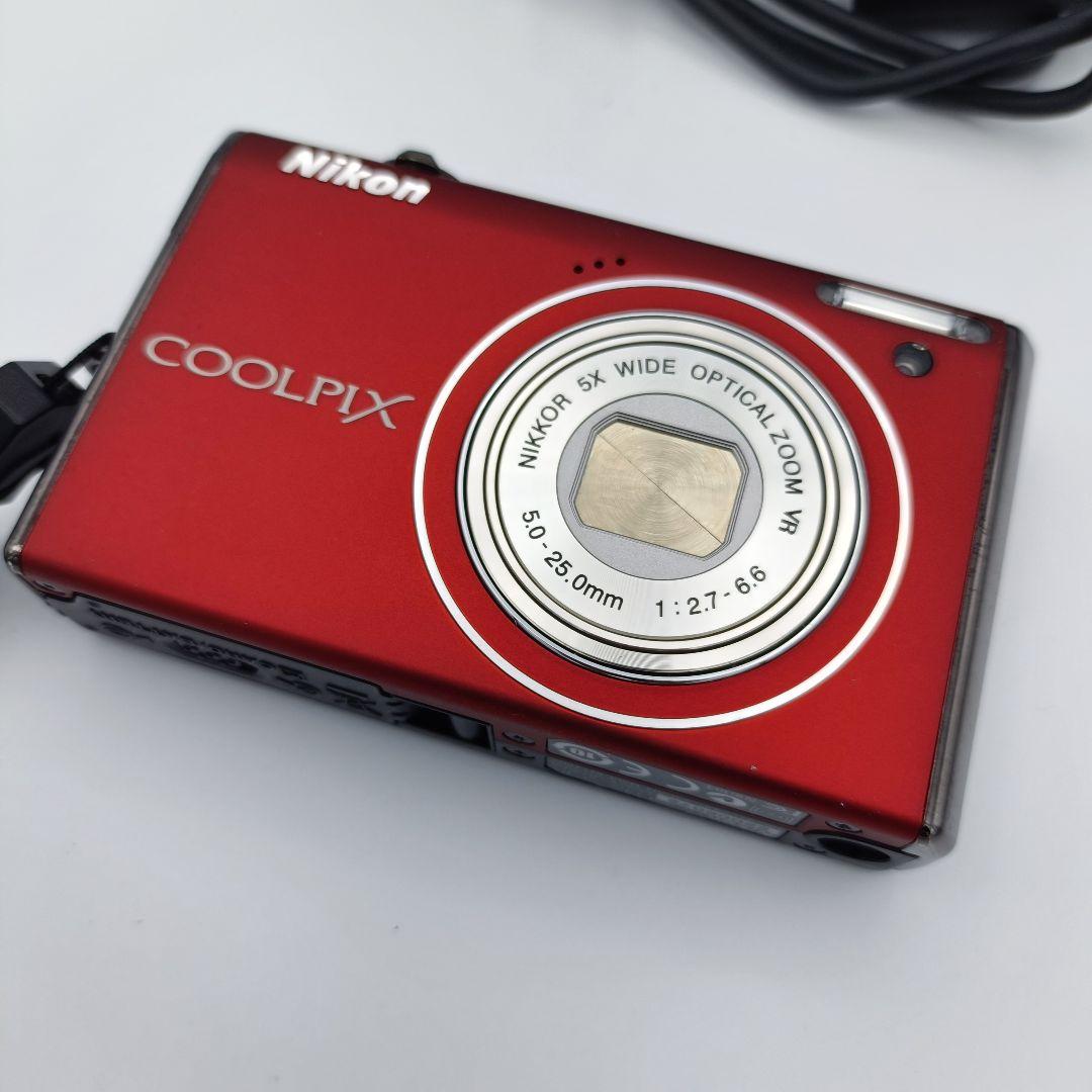 動作良好　Nikon Coolpix S640 レッド