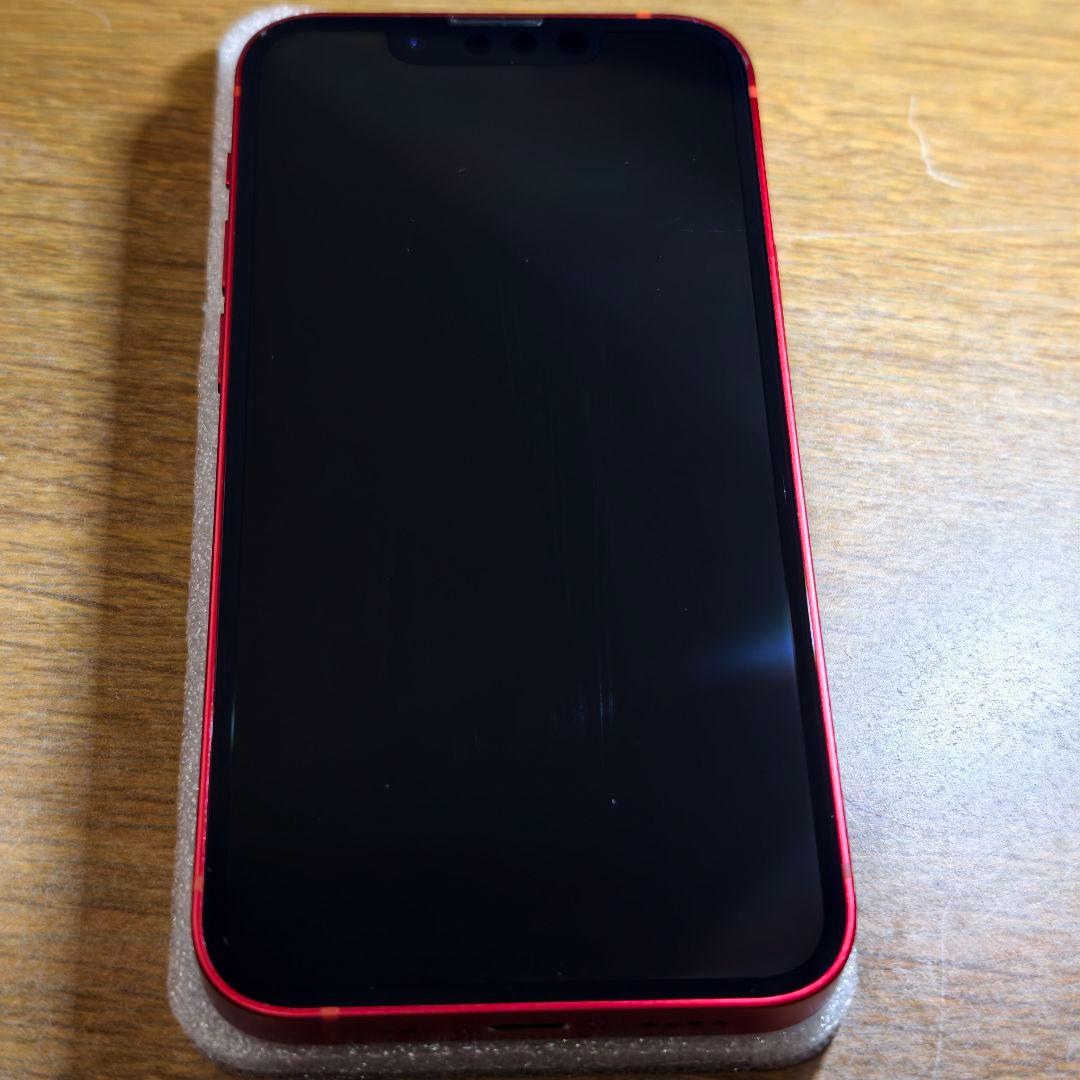 iPhone 13 mini 赤 バッテリー新品 美品