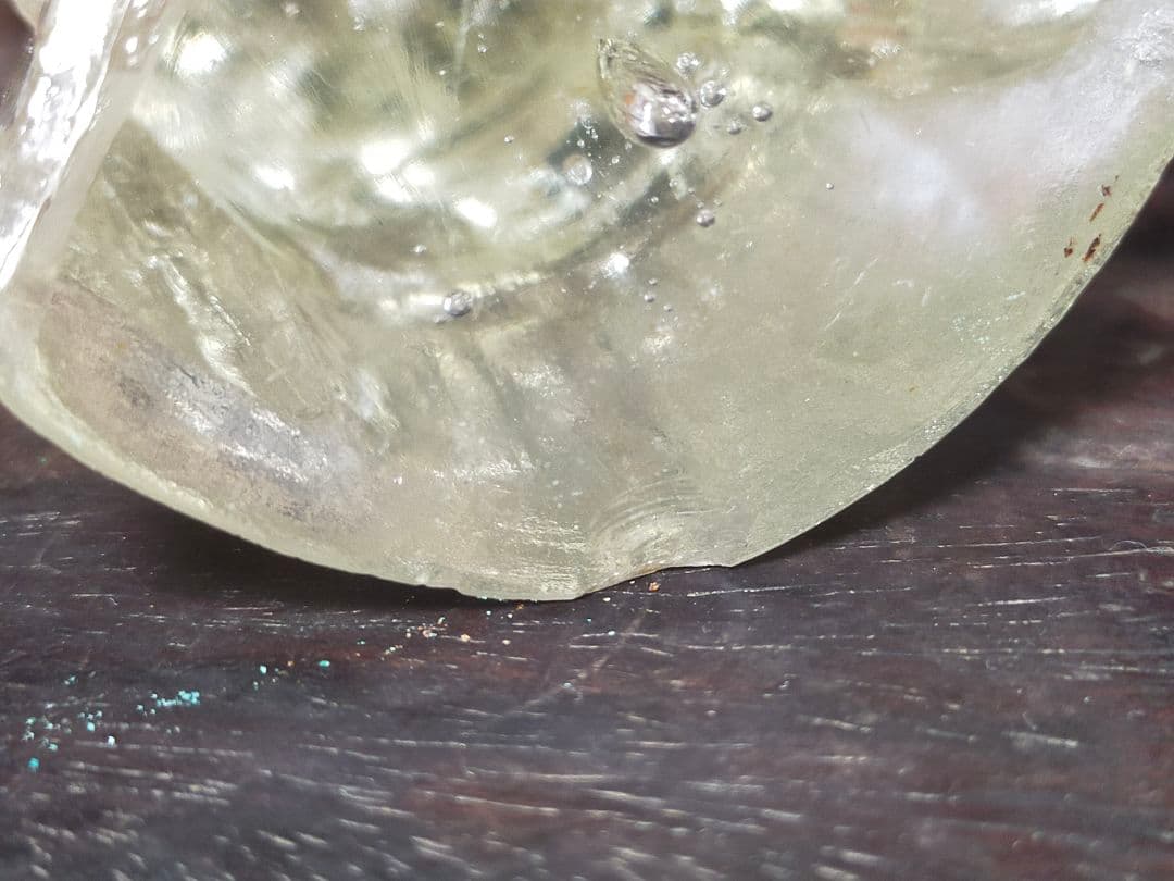 ♥　珍品　♥硝石製♥　観音像　♥３５９ｇ　観音様　観音菩薩　仏像　骨董　水晶風