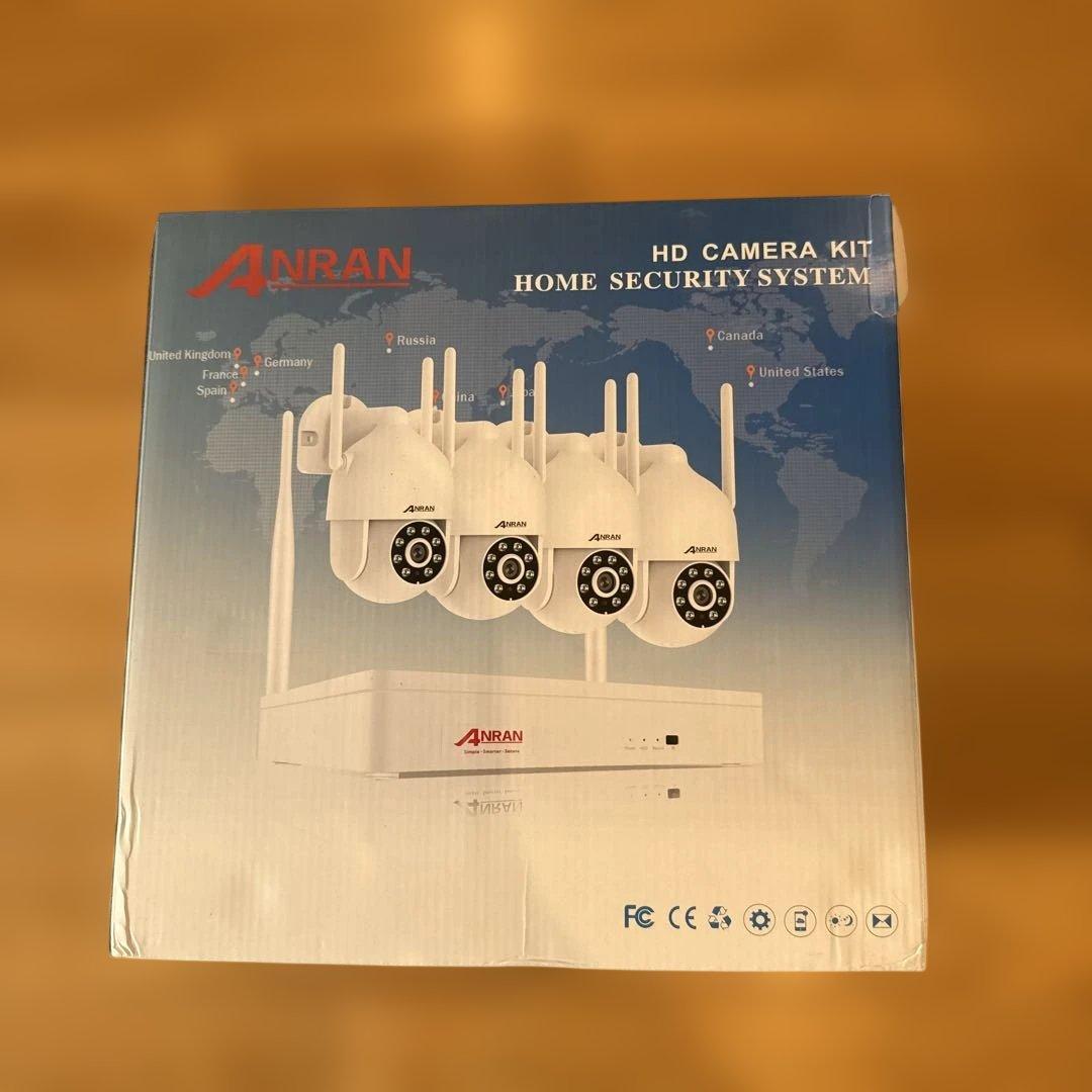 ANRAN 防犯カメラセット 500万画素