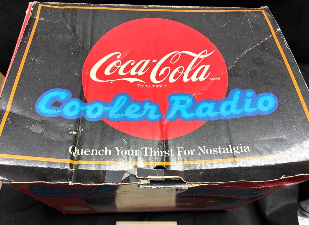 80s コカコーラ クーラーボックス型ラジカセ　アメリカン雑貨　ビンテージ