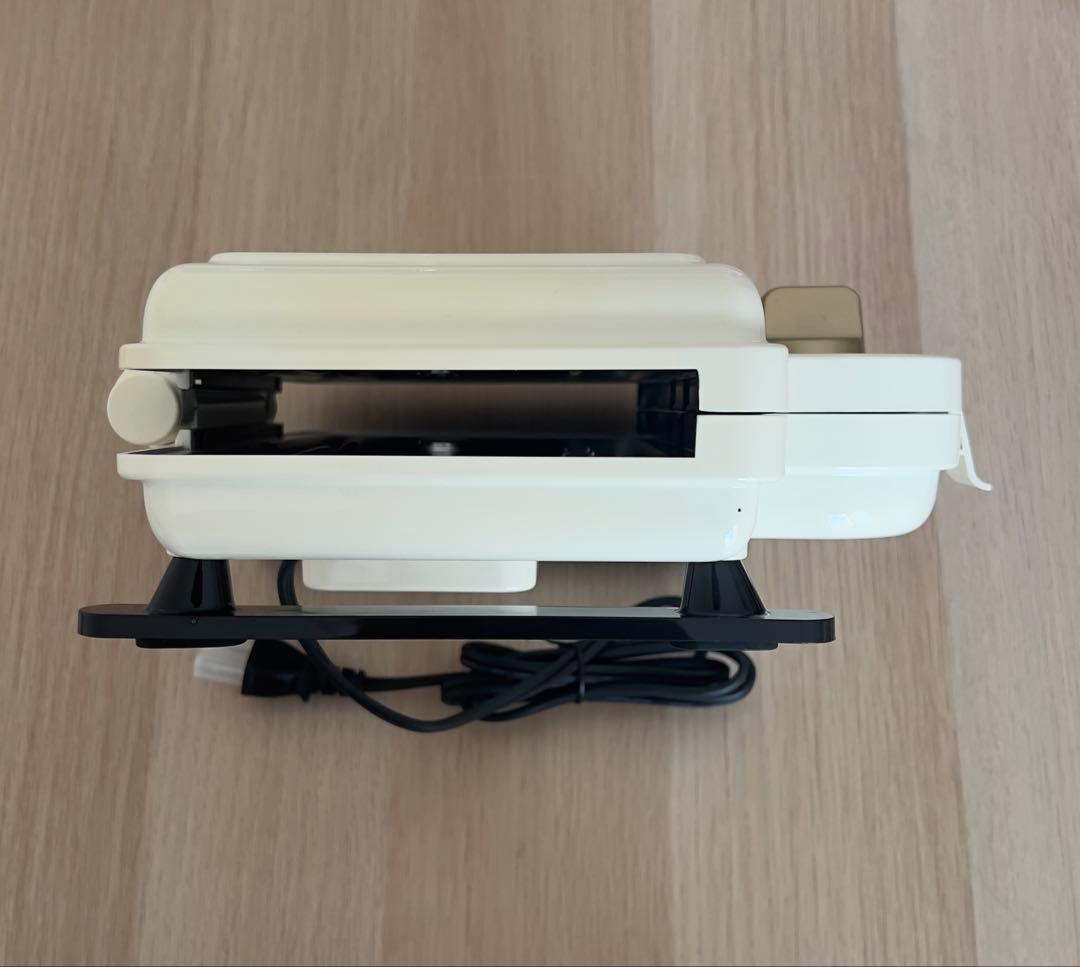 【美品 重宝するセット 送料込】ブルーノ ホットサンドメーカーダブルBOE044
