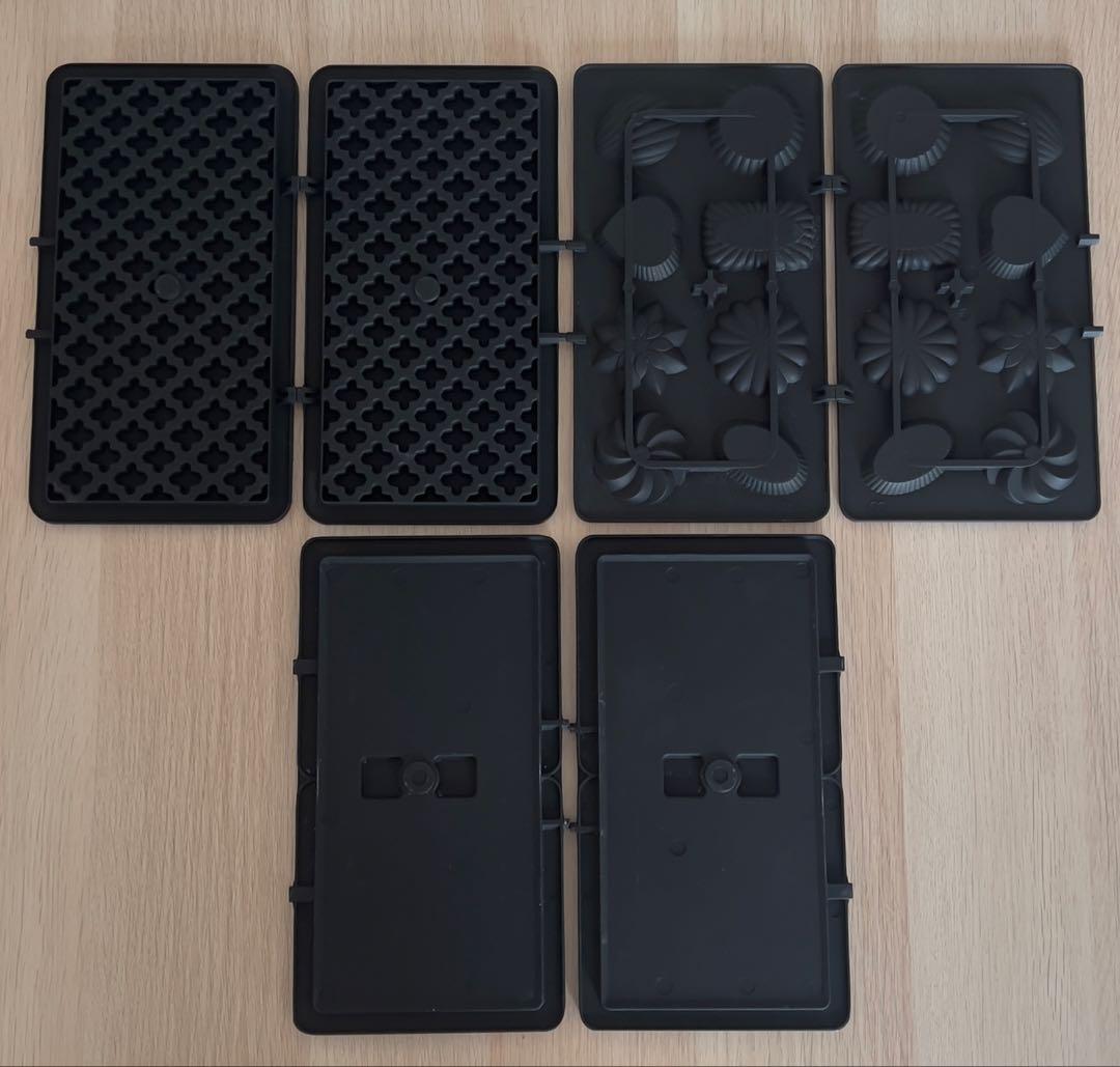 【美品 重宝するセット 送料込】ブルーノ ホットサンドメーカーダブルBOE044