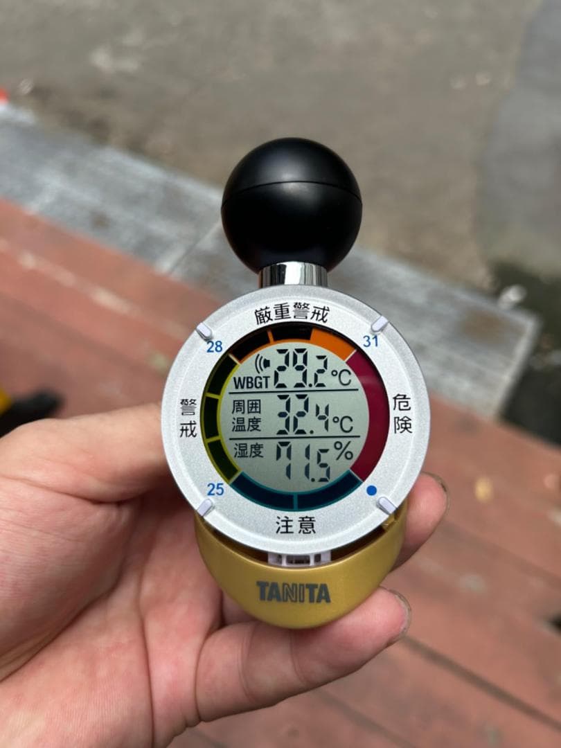ＴＡＮＩＴＡ 黒球式熱中症指数計 熱中アラーム ＴＴ－５６２－ＮＧＤ _corg