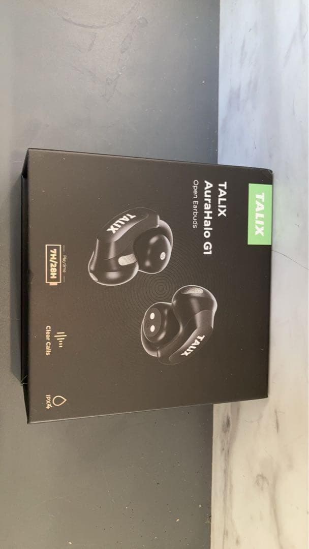 オープンイヤー型イヤホン イヤーカフ式 超軽量5.2g IPX4防水