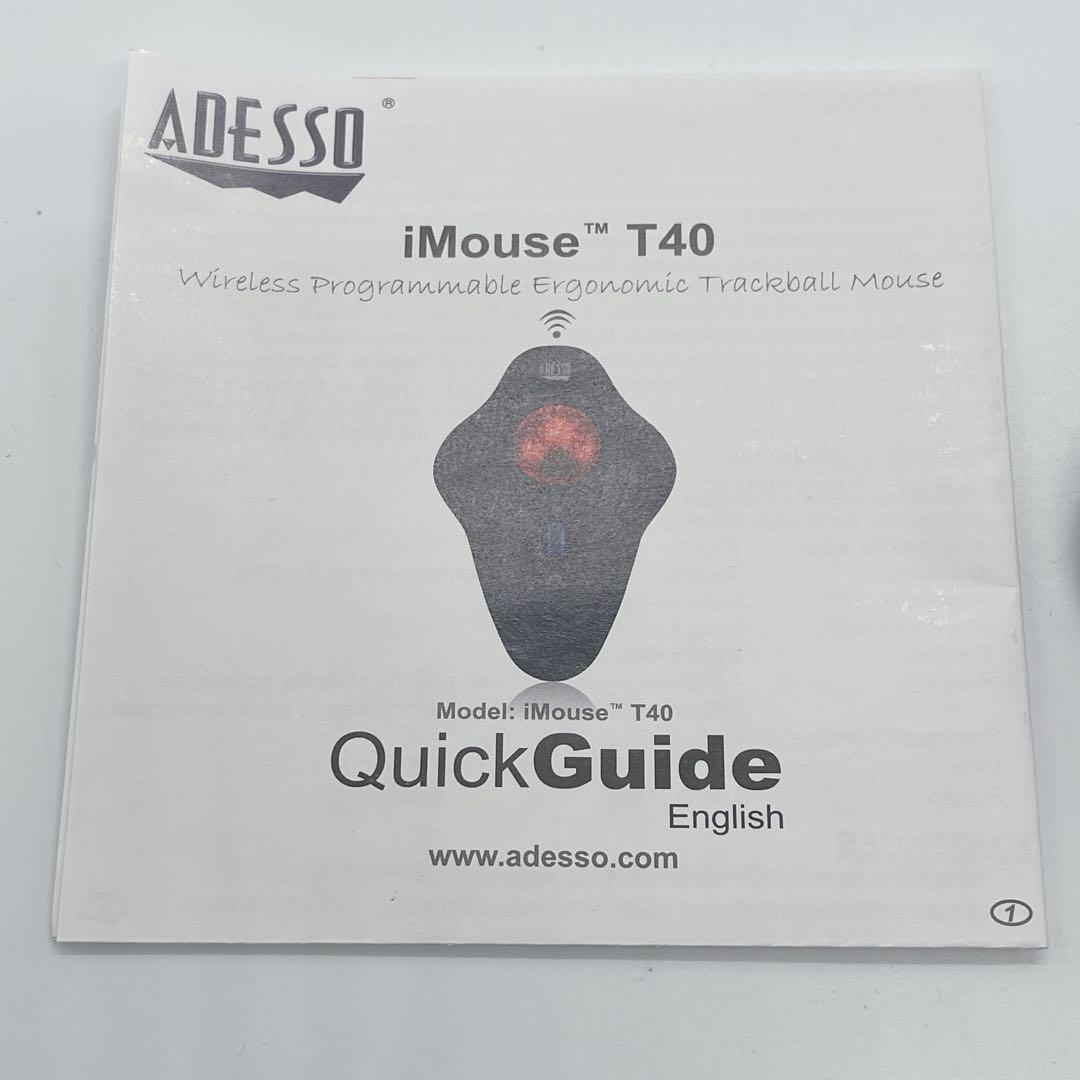 Adesso iMouse T40 トラックボール　マウス
