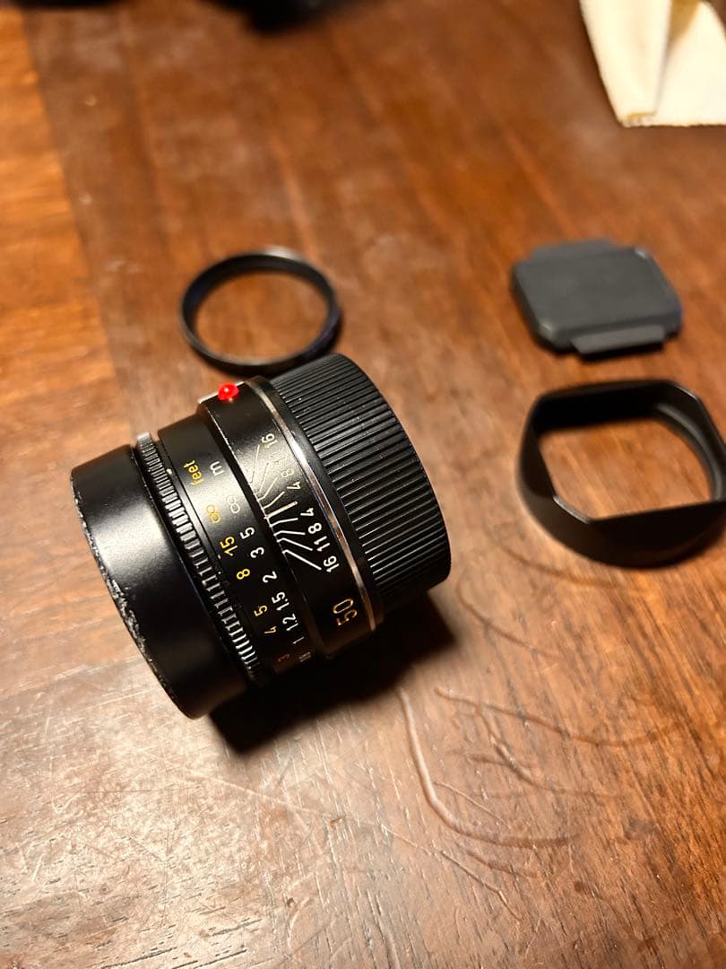 ズマリット　Leica summarit 50mmf2.5 スクエアフード付き