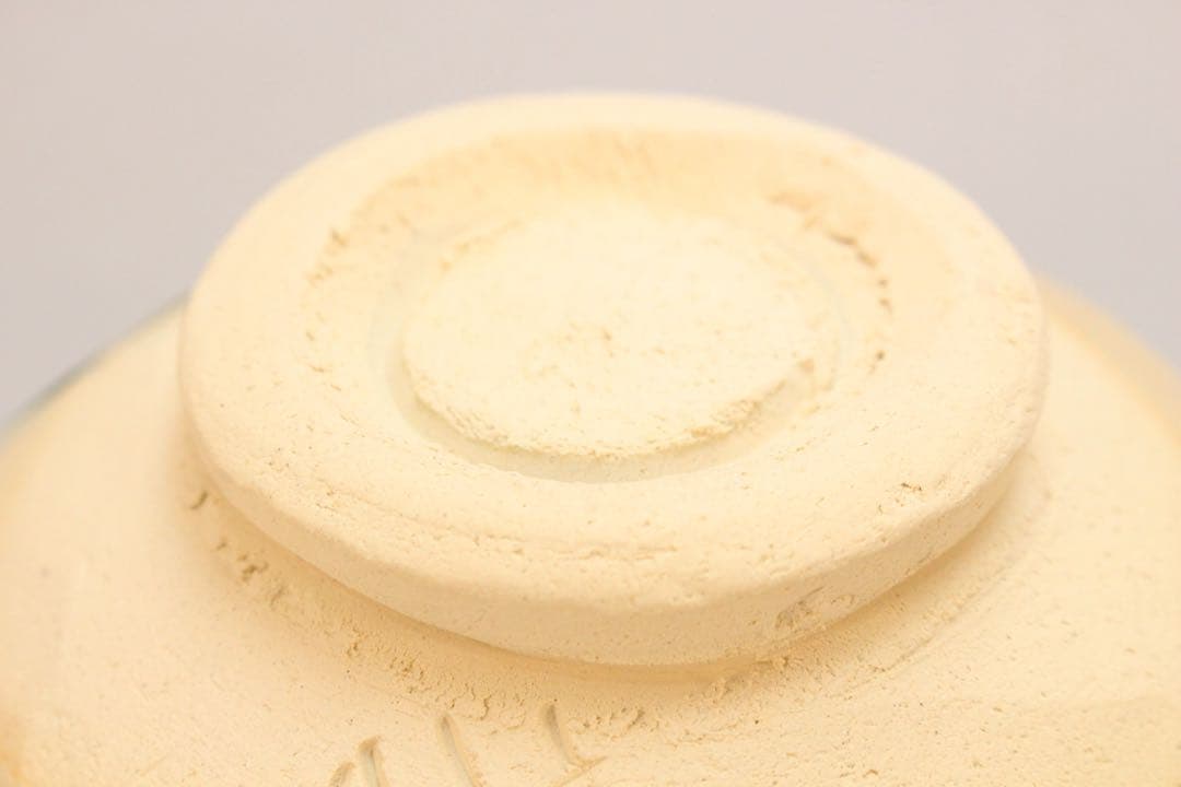 No5049美濃雅山窯　中島正雄造　織部茶碗　陶印有　共箱/共布　栞付　送料無料