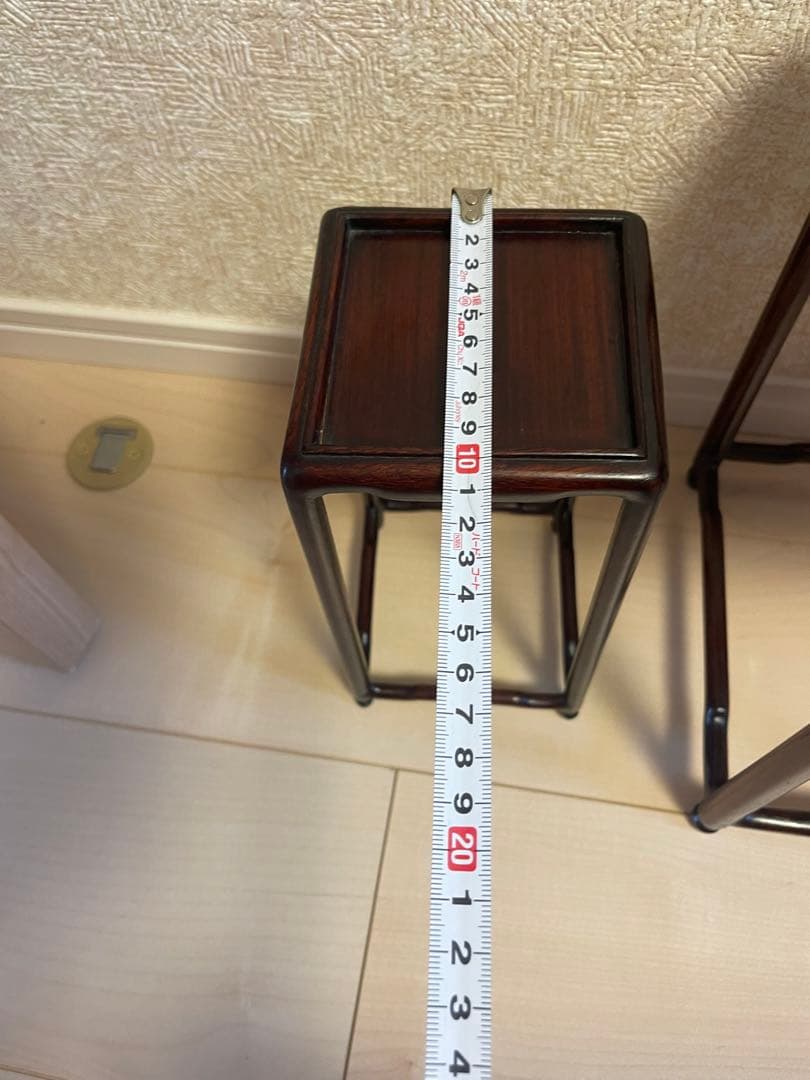 3点セット香炉台 飾台 高卓 花台
