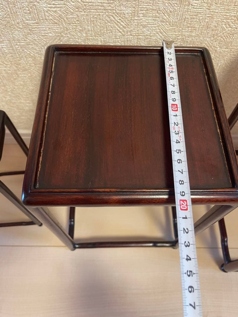 3点セット香炉台 飾台 高卓 花台
