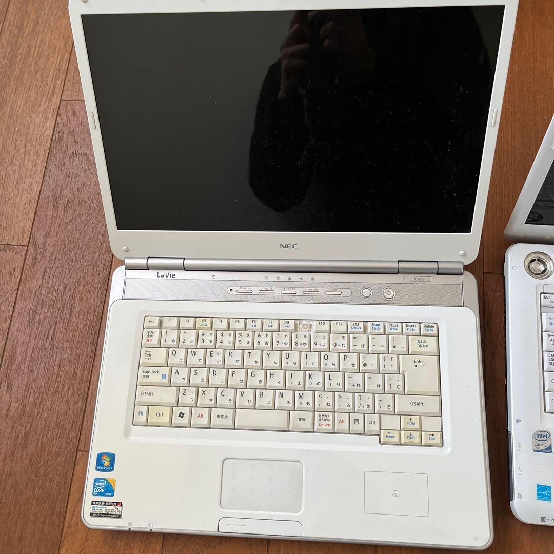 Sony NEC TOSHIBA HP ノートPC 4台セット ジャンク品まとめ
