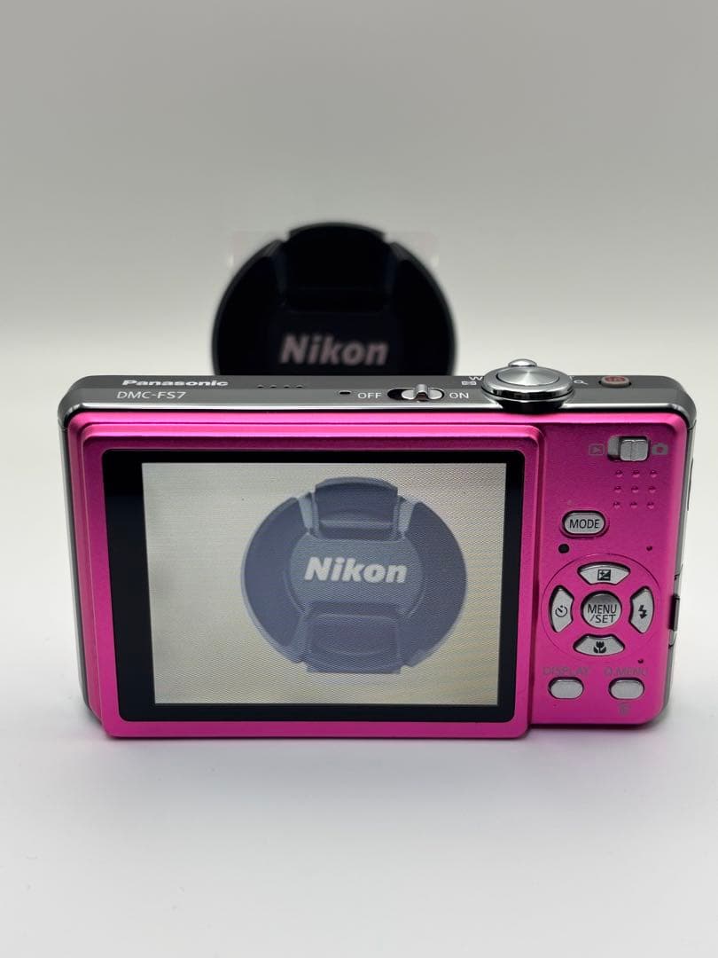 【美品】Panasonic LUMIX DMC-FS7　ピンク箱付【動作確認済】