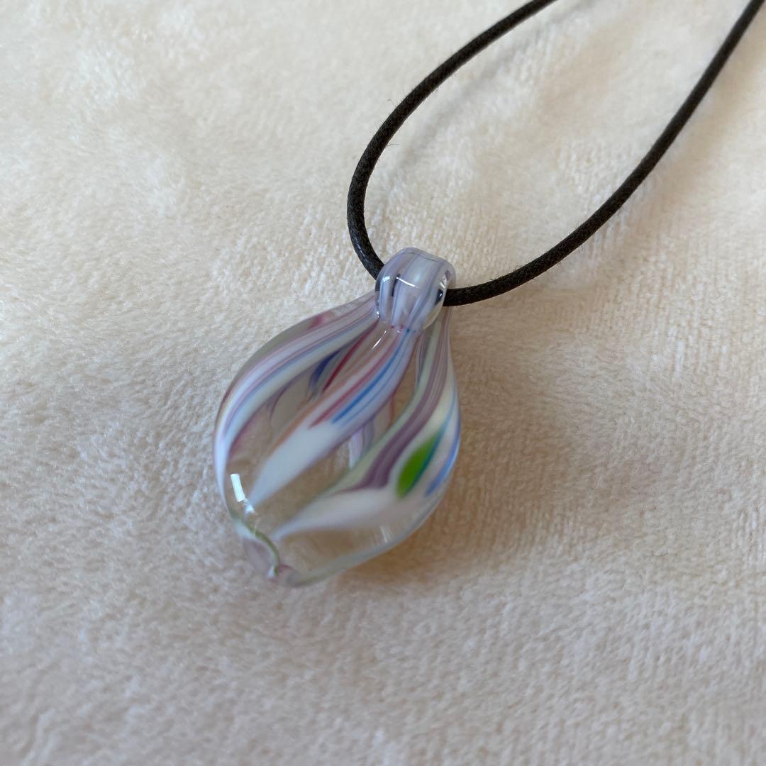 【おまとめ・売約済み】ガラス工房　アクセサリー　ネックレス
