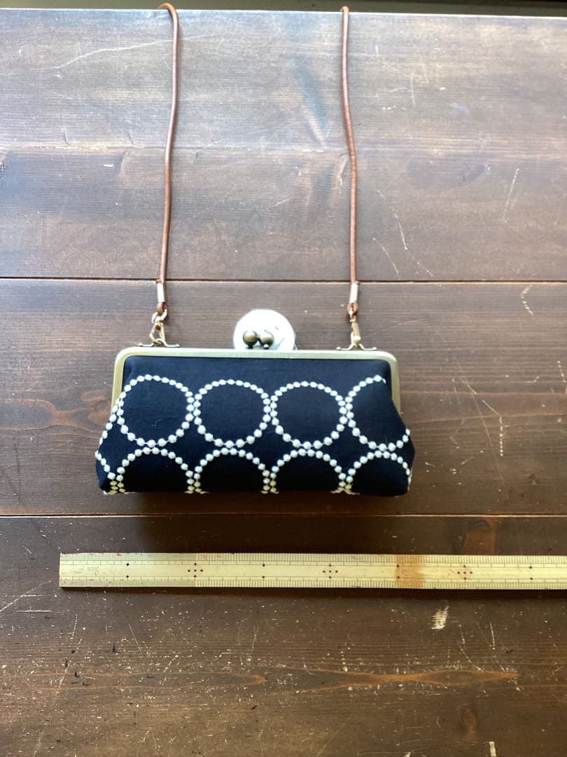 ミナペルホネンハンドメイド・がま口ショルダー‼︎