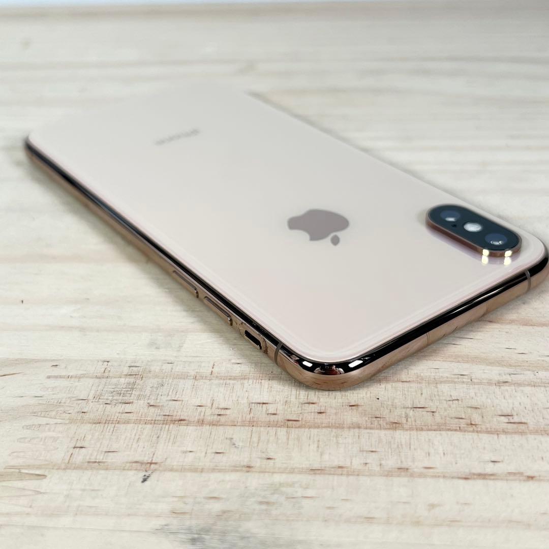 iPhone XS 64GB ゴールド au SIMロック解除 バッテリー80%