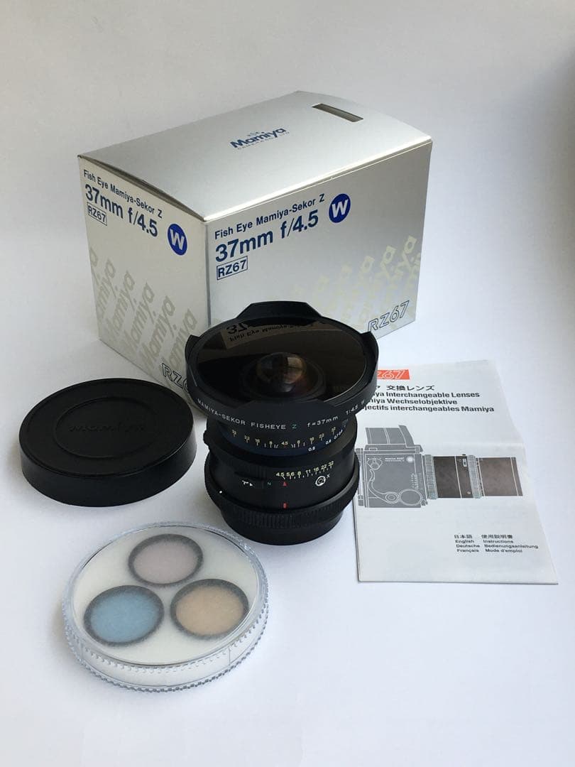 超希少 美品 マミヤ RZ67 37mm F4.5 W FISHEYE レンズ