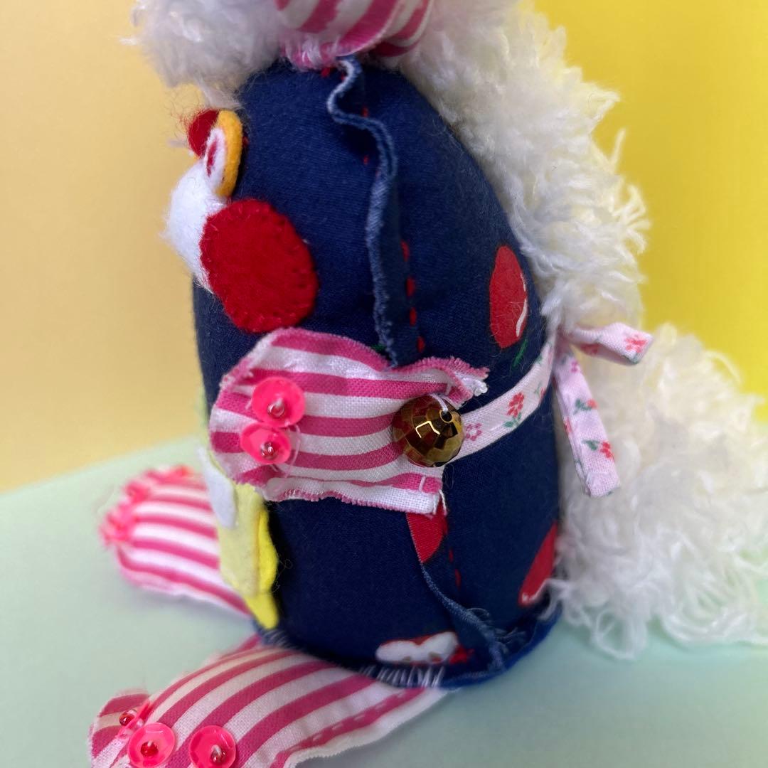 幼陽妖怪獣 ピピビ族 森の子うさぎ ぬいぐるみ ハンドメイド1点もの観賞用