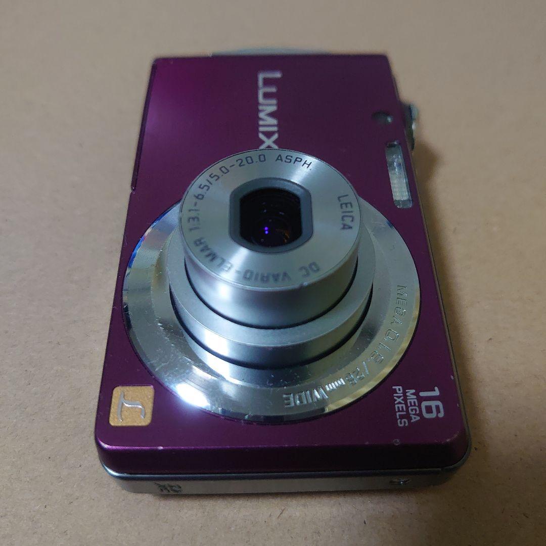 Panasonic LUMIX DMC-FH5 パープル 通電確認済み 現状販売