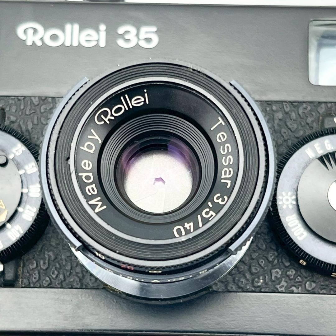 【動作品】Rollei 35 ブラック コンパクト 単焦点 フィルム