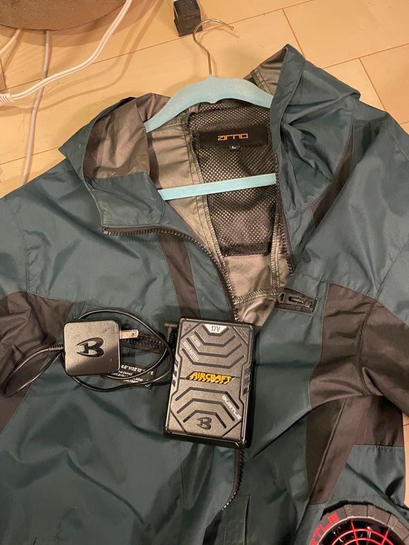 BURTLE AIRCRAFT 17V ファン　フルセット 空調服