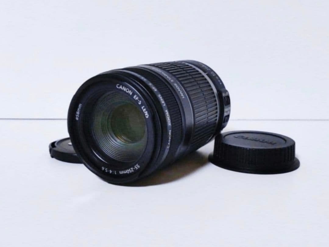 Canon キヤノン EF-S 55-250mm IS 望遠 ズーム レンズ