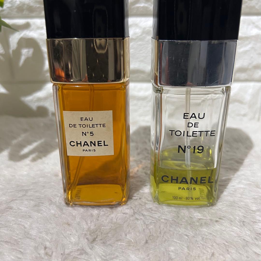100ml シャネル No.5 & No.19 オードゥトワレット 香水 2本