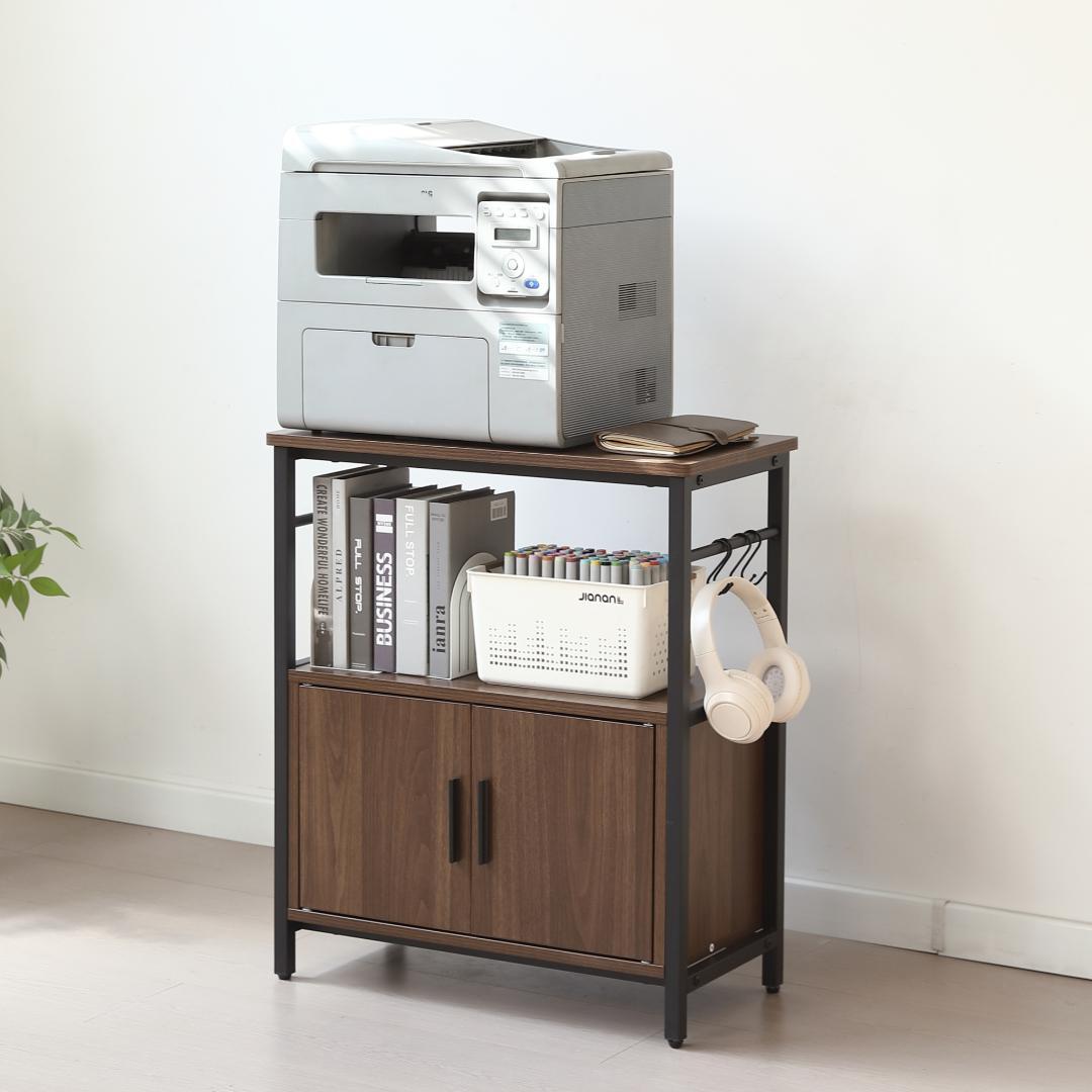 驚きの価格！水槽台 水槽スタンド 耐荷重120kg三段 頑丈フック付きBROWN
