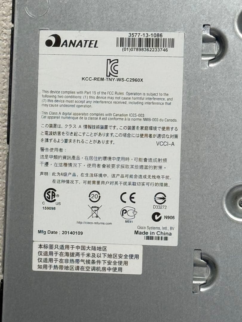 ルーター・ネットワーク機器 Cisco Catalyst 2960-X Series