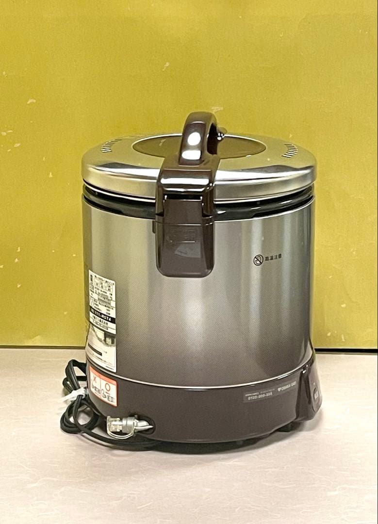 A944 極美品❗️10合都市ガス保温付ジャー付大阪ガスリンナイガス炊飯器