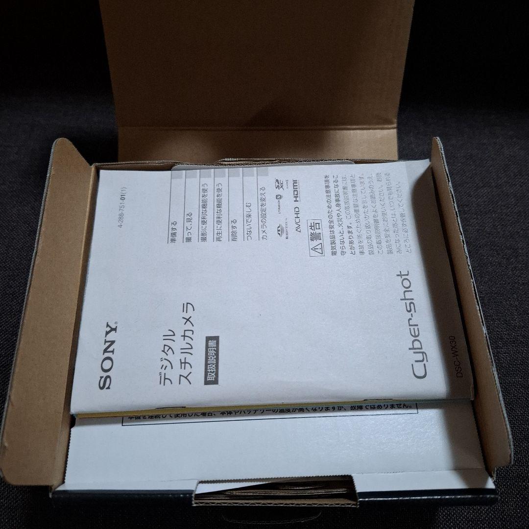 SONY Cyber-shot DSC-WX30ゴールド デジカメ SDカード付