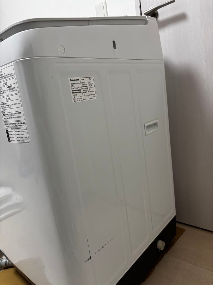 Panasonic NA-FA80H6 縦型洗濯機 本体