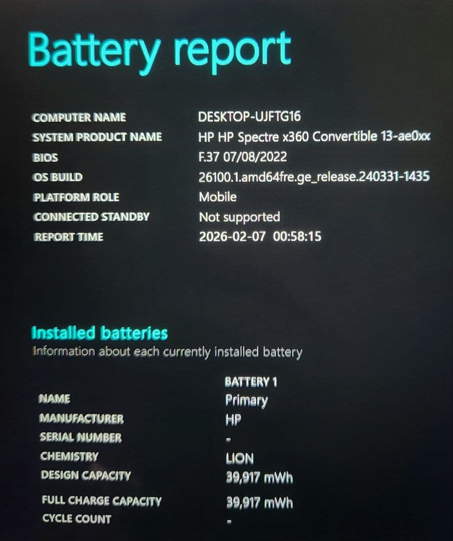 Windowsノート本体 Spectre x360 Corei7-8550U 16GB 512GB
