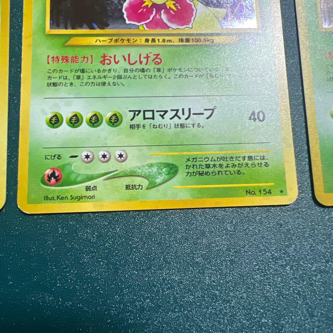 ３枚セット メガニウム 拡張パック第1弾 金、銀、新世界へ… 旧裏