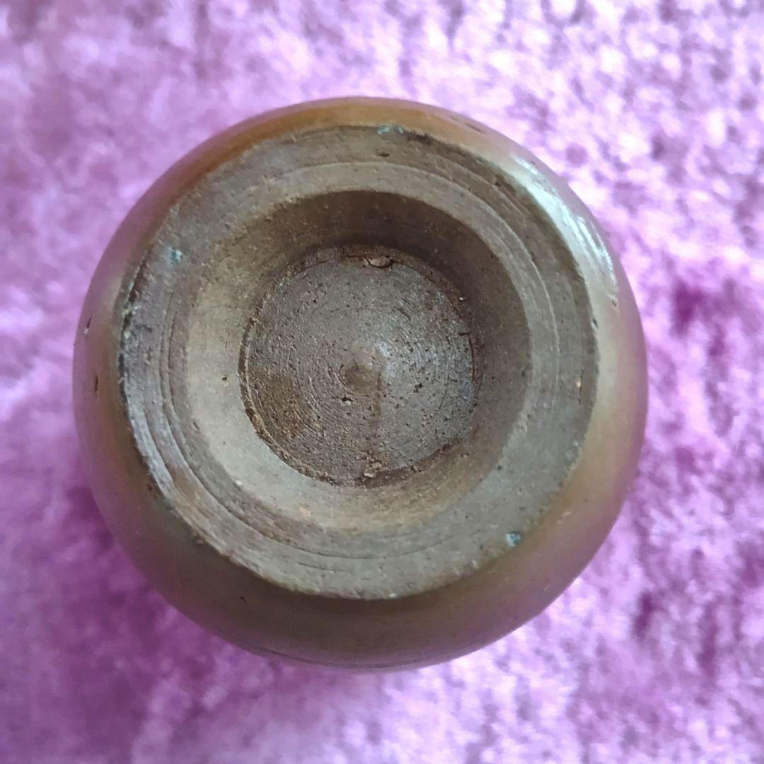 骨董品 備前焼 夫婦湯呑み ペア 湯呑み2客 木箱付き 焼締 陶器 極美品‼️