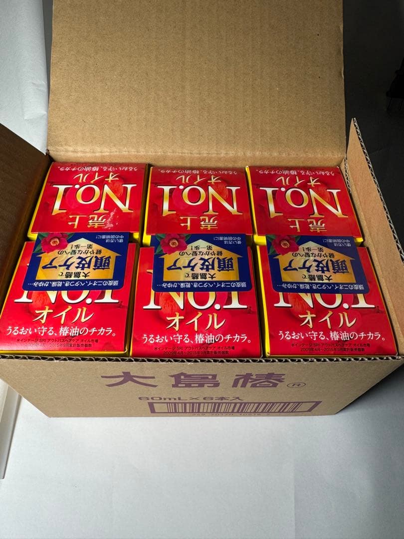 大島椿 オイル 100% 60ml 6本セット 未使用品 f