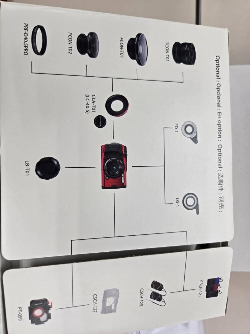 OLYMPUS Tough TG-6 本体とフィッシュアイコンバーター、付属品
