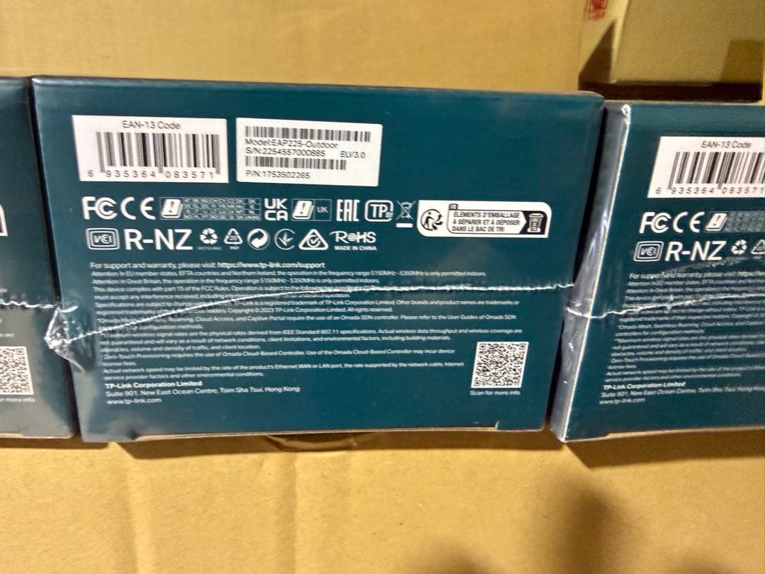 TP-Link AC1200 EAP225-Outdoor 3台セット