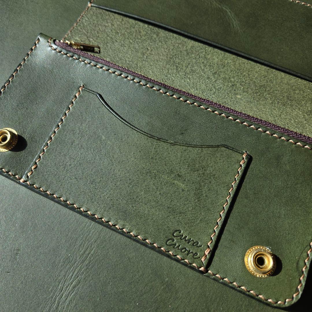 298ロング　トラッカーウォレット LINEA VASCA Liscio