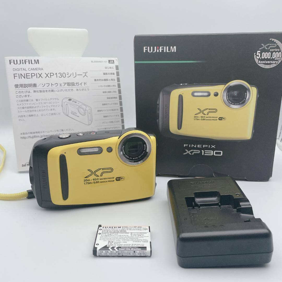 【概ね美品】FUJIFILM FINEPIX XP130 防水タフネスカメラ