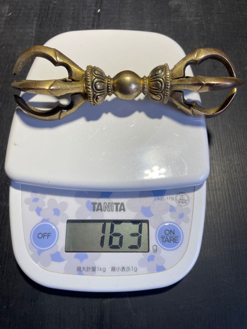 法具？　【m101 結界　金属　チベット仏教宝具 五鈷杵 金剛杵 プルパ　】