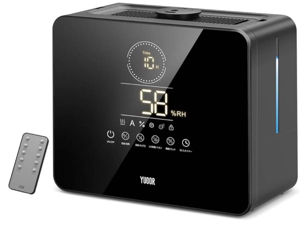 加湿器 大容量 9L【2025年冬モデル&AI知能恒湿&5重除菌】超音波式