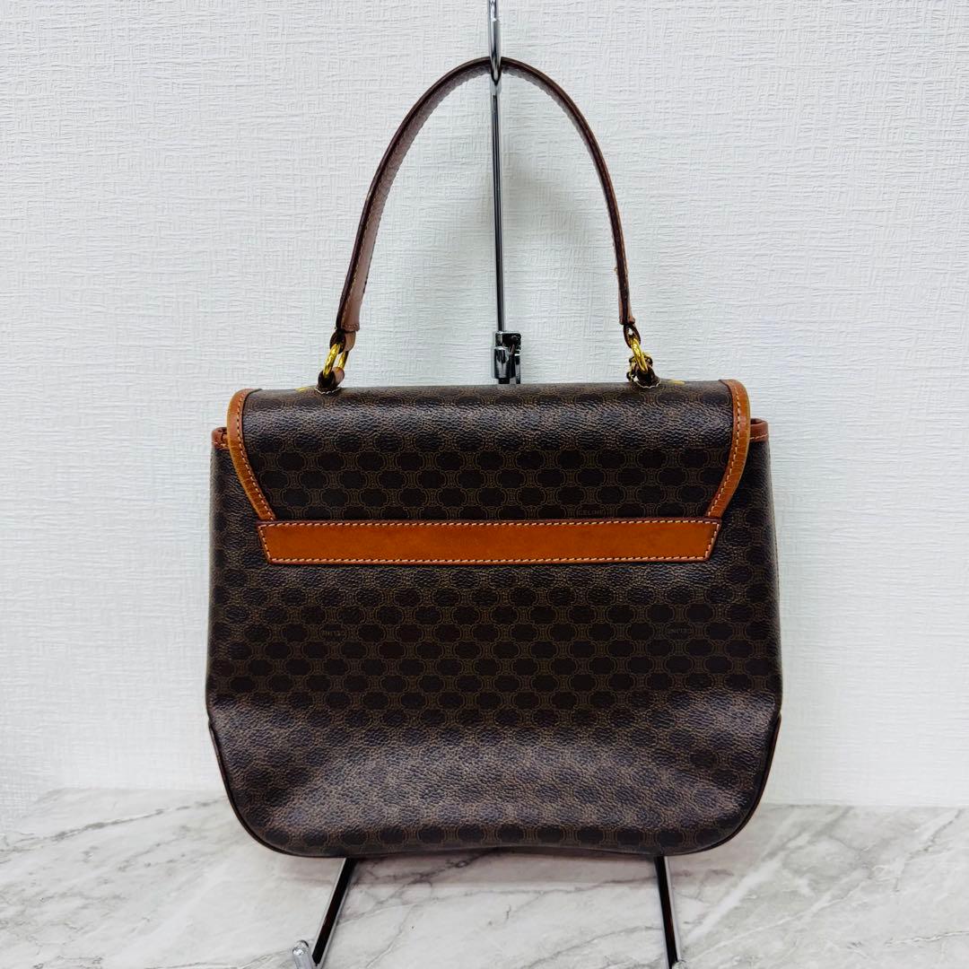 ✨CELINE✨セリーヌ✨マカダム柄✨トリオンフ✨ブラゾン✨ブラウン✨バッグ✨