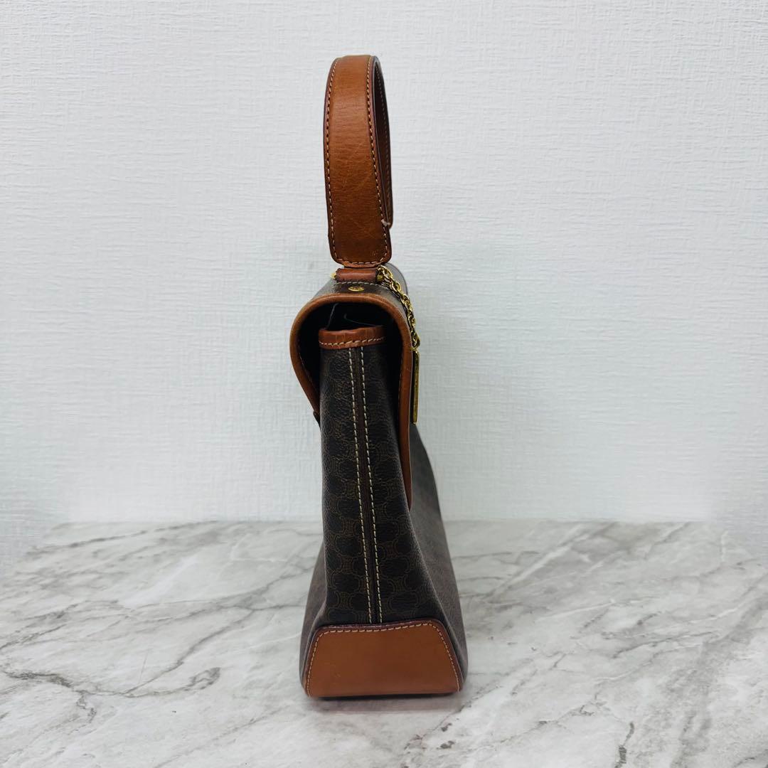 ✨CELINE✨セリーヌ✨マカダム柄✨トリオンフ✨ブラゾン✨ブラウン✨バッグ✨