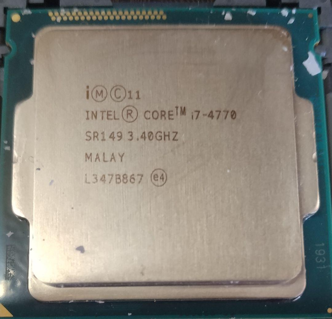 【セット】ASRock H87 Pro4 / i7-4770 / メモリ 8GB