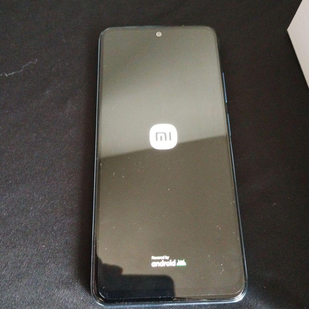 週末特価 Xiaomi Redmi Note 11 青色 別購入ケース付属