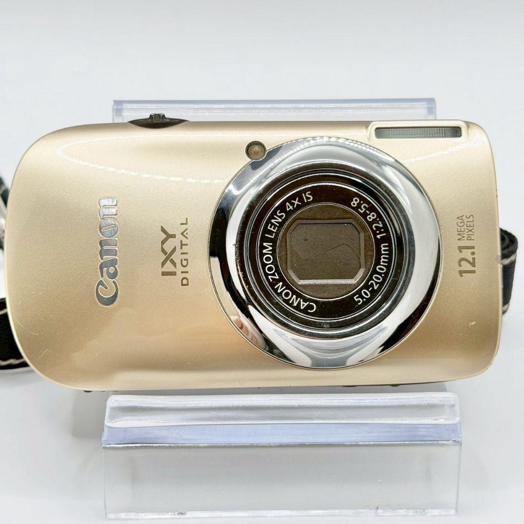【美品】Canon IXY 510 IS コンデジ ゴールド 充電器付